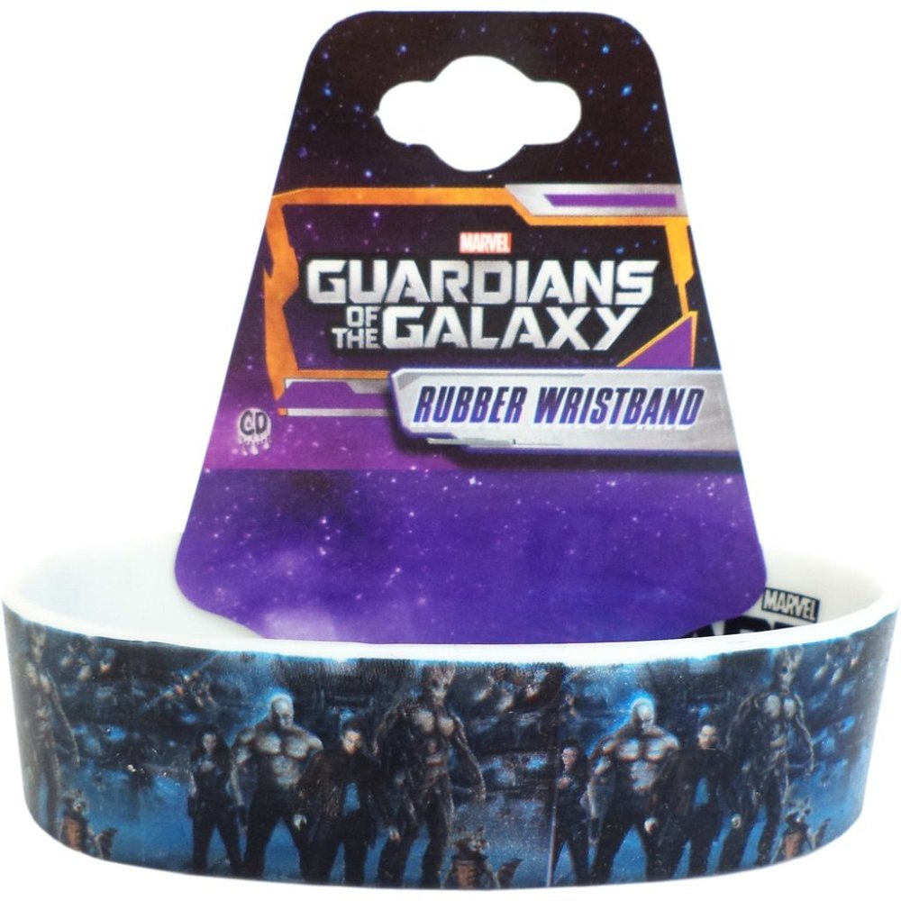 Guardians Of The Galaxy: Group Shot Rubber Wristband